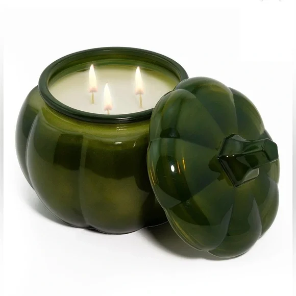 Better Homes and Gardens 3-Wick Pumpkin Jar Candle, Fresh Cut Frasier, 30 oz New - Picture 1 of 10